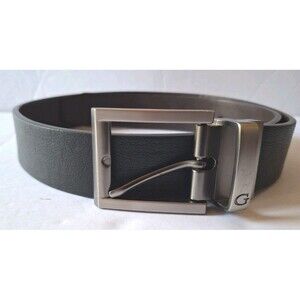 Guess Reversible Belt Size Small Black Brown Dressy Belt Minimalist Unisex